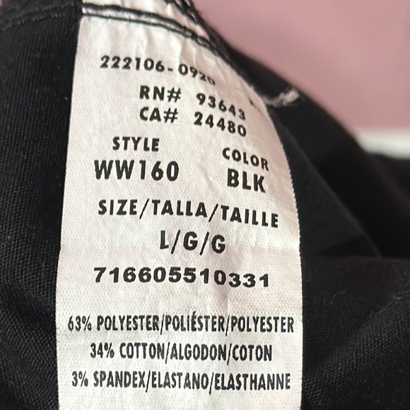 CHEROKEE Women’s Black Work Pants Size L - Picture 6 of 6